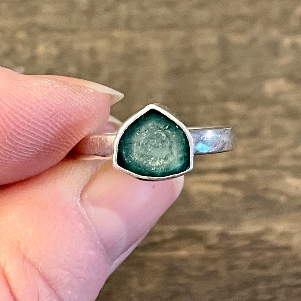 SOLD Blue Indicolite Tourmaline Ring